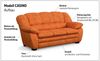 COTTA Polstergarnitur Casino, Sofa Set, 3-2-1 Sitzer, Wohnzimmer Garnitur, (Set, 3-tlg), Sessel, 2-Sitzer, 2,5-Sitzer, hohe Rückenlehne Bild 3