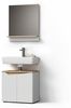 Livinity® Badmöbel-Set Timavo, Weiß/Artisan-Eiche, 2 Teile, (2-St) Bild 4