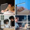 Monzana Schreibtischlampe mit USB Ladeanschluss, dimmbar, schwarz Bild 2