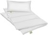 Dreamstar Microfaserbettdecke + Kopfkissen Eco, Bettdecke 135x200 oder 155x220 cm mit Kissen 40x80 oder 80x80 cm, Füllung: Faserfüllung, Bezug: Microfaser, Bettwaren-Set, Ganzjahresbettdecke & Kissen, weich & atmungsaktiv Bild 2