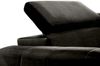 Ecksofa Schlafsofa Sofa AGNESA XS Stoff Salvador Schwarz Ottomane Links Bild 5