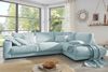 KAWOLA Sofa MADELINE Ecksofa Cord hellblau Recamiere rechts 86 x 224 x 325 cm Bild 2