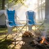 Mondeer Campingstuhl (2er Set) (2 St), Baumwollkissen tragbar Bild 2