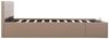 vidaXL Stauraumbett Hydraulisch Cappuccino-Braun Kunstleder 160×200 cm 285532 Bild 5