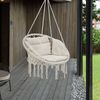 casa.pro 'Kailua' Hängesessel, mit Kissen, creme, für Indoor & Outdoor, bis 150 kg belastbar Bild 5