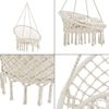 casa.pro 'Kailua' Hängesessel, mit Kissen, creme, für Indoor & Outdoor, bis 150 kg belastbar Bild 4