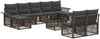 vidaXL Gartensofa-set 10 pcs Grau Poly-Rattan 3434948 Bild 1