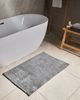 Badematte GOELA Grau 60 x 90 cm Baumwolle Bild 3