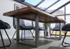 Baumtisch Sheesham 220x100x77 natur gebeizt / U-Beine silber matt FREEFORM 5 Bild 3