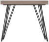 Design Couchtisch GRIGIO 50cm hellgrau Eichen-Optikschwarzes Metallgestell Bild 3