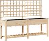 vidaXL Garten-Pflanzgefäß mit Regal Beige 203,5 x 54 x 152,5 cm 42006573 Bild 2