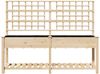 vidaXL Garten-Pflanzgefäß mit Regal Beige 203,5 x 54 x 152,5 cm 42006573 Bild 5