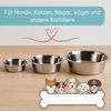 Standard Edelstahl Napf 16,5 cm 800 ml Futternapf Wassernapf Hunde Katzen Hundenapf Katzennapf Freßnapf Ersatznapf Rostfrei Bild 3