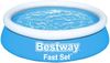 Bestway Fast Set Pool Aufblasbar Rund 183x51 cm Blau Bild 1