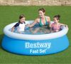 Bestway Fast Set Pool Aufblasbar Rund 183x51 cm Blau Bild 2