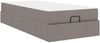 vidaXL Bettgestell mit Matratze 2 pcs Taupe Stoff 3399463 Bild 5