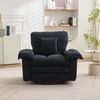 2-teiliges Sofaset, Chenille mit tiefen Sitzen & Kissen, 301x90,1x96 cm, Schwarz Bild 2