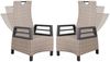 2er Set deVries Relaxsessel Montana Dining - PE spotty grey Bild 3
