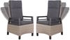 2er Set deVries Relaxsessel Montana Dining - PE spotty grey Bild 2