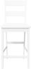 vidaXL Barhocker 2 Stk. Weiß Massivholz Gummibaum 4102561 Bild 5