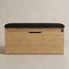 BOXIMO Schuhschrank Schuhschrank mit Sitzfläche und Stauraum TORI, 100 x 50 x 35 cm (Schuhschrank GRADIA mit Sitzbank) Bild 2