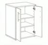 moebel-dich-auf Aktenschrank Druckerkommode TABOR (ideal für Drucker, 2-türig) 74 cm hoch, Ablagefläche: 54 x 50 cm Bild 3