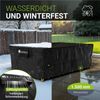 Juskys Gartenmöbel Abdeckplane CoverSafe Pro 300 x 200 x 90 cm - winterfest & wasserdicht - Schutzhülle für Gartentisch, UV-Schutz, Abdeckhaube Gartentisch Bild 4