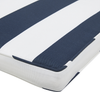 Set mit 8 Sitzkissen Streifenmuster SASSARI 46 x 46 cm Marineblau Bild 5