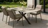 Gartentisch Como, Aluminium, Anthrazit, Beige, 200 x 75 x 100 cm Bild 2