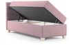 Beautysofa Boxspringbett Velour Bett DONNA MINI mit Matratze, Topper Polsterbett Schlafzimmer Bild 3