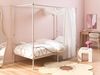 Himmelbett Metall SORMERY 90x200 cm Hellbeige Bild 3
