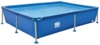 Wehncke Stahlrahmenpool 258 x 179 x 66 cm Blau Swimmingpool Pool