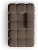 Micadoni Recamiere Bellis Rechts 3D-Stoff Sonic Braun Bild 3
