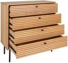 Kommode Nilla / Kyoto, Holzwerkstoff, Holzfarben, 80 x 85 x 40 cm Bild 3