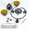 »Orroli« spiralförmige Deckenlampe aus Metall in Schwarz/Gold, 3-flammig, m. verstellbaren Strahlern, 3 x E14-Fassung max. 40 Watt, Spot im Retro/Vintage Design, LED Leuchtmittel geeignet Bild 2