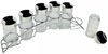 Gewürzstreuer Gewürzdosen Gewürzständer Set Edelstahl Glas Cheffinger CF-RGSJ6 Bild 1