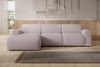 Selsey 'Bouvi' Ecksofa, Ottomane links, beige, Bouclé Bild 2