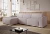 Selsey 'Bouvi' Ecksofa, Ottomane links, beige, Bouclé Bild 3
