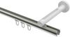Innenlauf-Gardinenstangen-Set Siteno Luino 400 cm (geteilt in 2 x 200 cm), 1-läufig, 20 mm Ø Edelstahl-Optik Bild 3