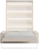 Vente-unique - RAPILI Bett Holz, Platte Beige - B 133 cm239,2 cm x H 225,2 cm x L 200 cm Bild 4