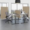 Rheinland Möbel FocusWall STWR1014 – Akustik-Stellwand 1000×1400 mm in Stofffarbe Aruba inkl. Rollen – Mobile Schreibtisch-Trennwand für Büro & Homeoffice – Schallschutz – Made in Germany Bild 3
