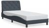 vidaXL Bettgestell ohne Matratze Dunkelgrau 90x200 cm Samt 3207900 Bild 2