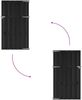 vidaXL Gartentor 100 x 180 cm WPC und Aluminium Schwarz 42039046 Bild 5