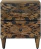 vidaXL Nachttisch Braun 40 x 33,5 x 46 cm Massivholz Mango 4018330 Bild 3