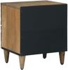 vidaXL Nachttisch Braun 40 x 33,5 x 46 cm Massivholz Mango 4018330 Bild 5