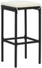 vidaXL 3-tlg. Gartenbar-Set Schwarz Massivholz Akazie und Poly Rattan 3295267 Bild 4