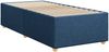 vidaXL Bettgestell ohne Matratze Blau 90x190 cm Stoff 3284700 Bild 3