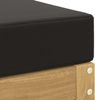 vidaXL Outdoor Hocker Bank Weiß 43 x 43 x 45 cm Massivholz Akazie 901684 Bild 5