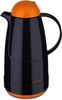 ROTPUNKT Isolierkanne 1,5 ltr. hochwertig I Glaseinsatz I BPA Frei I 24 Std warm 36 std kalt, 1.5 l, (Kaffeekanne I Teekanne, black/clementine), Glaskolben aus doppelwandigem Rosalin-Glas Bild 3