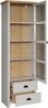 Vitrine Landside in grau und Eiche 65 x 201 cm Bild 4